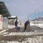 Deszăpezire cu voluntari VIDEO 14 ianuarie